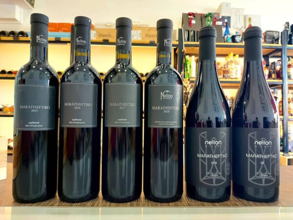 Nelion Maratheftiko bottles of 2015-2016-2017-2018-2019-2020 for Vertical Tasting
